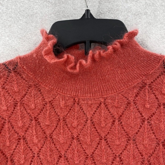Anthropologie Red Diamond Knit Sweater - Picture 5 of 15